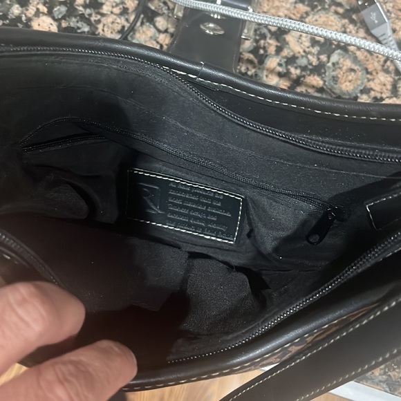 Relic purse shoulder bag handbag black brown - Picture 8 of 9